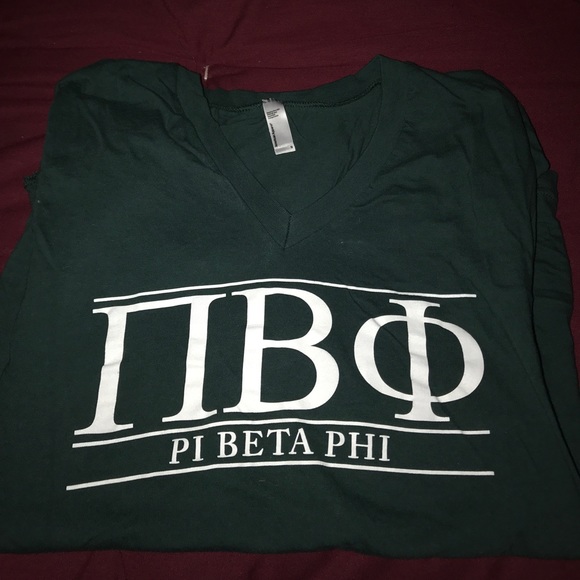 Pi phi vneck American apparel tee! - Picture 1 of 3